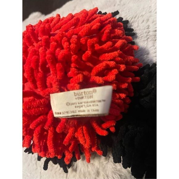 Burton Kids Red Black Polyester Ladybug Plush Mop Style Stuffed Animal Toy - Picture 10 of 14